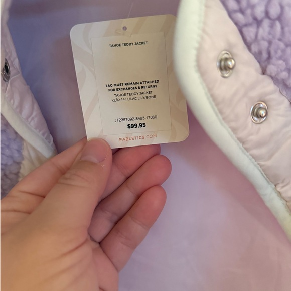Fabletics Teddy Jacket - Picture 2 of 3